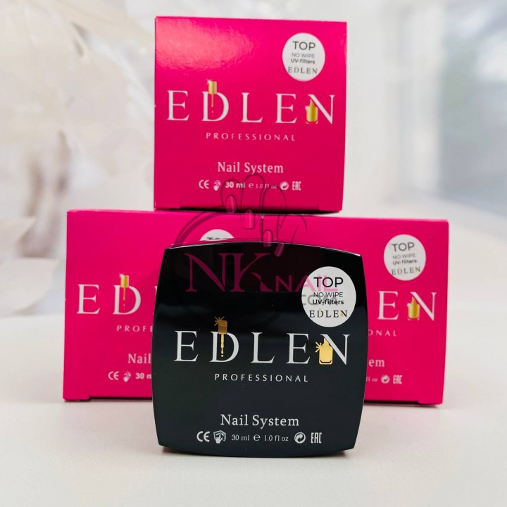 Топ Edlen No Wipe UV-Filters з УФ фільтром, 30 мл HEMA/TPO free